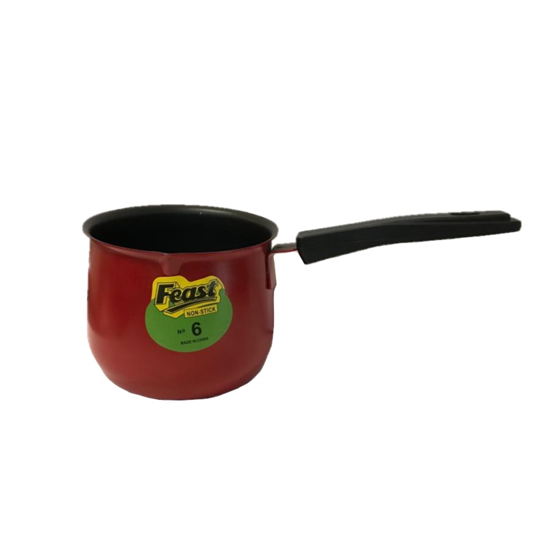 Small Tea / Coffee / Milk Pot Pan with Handle No. 6 175ml 9.5 x 20 x 7.5cm 4006 (Parcel Rate)