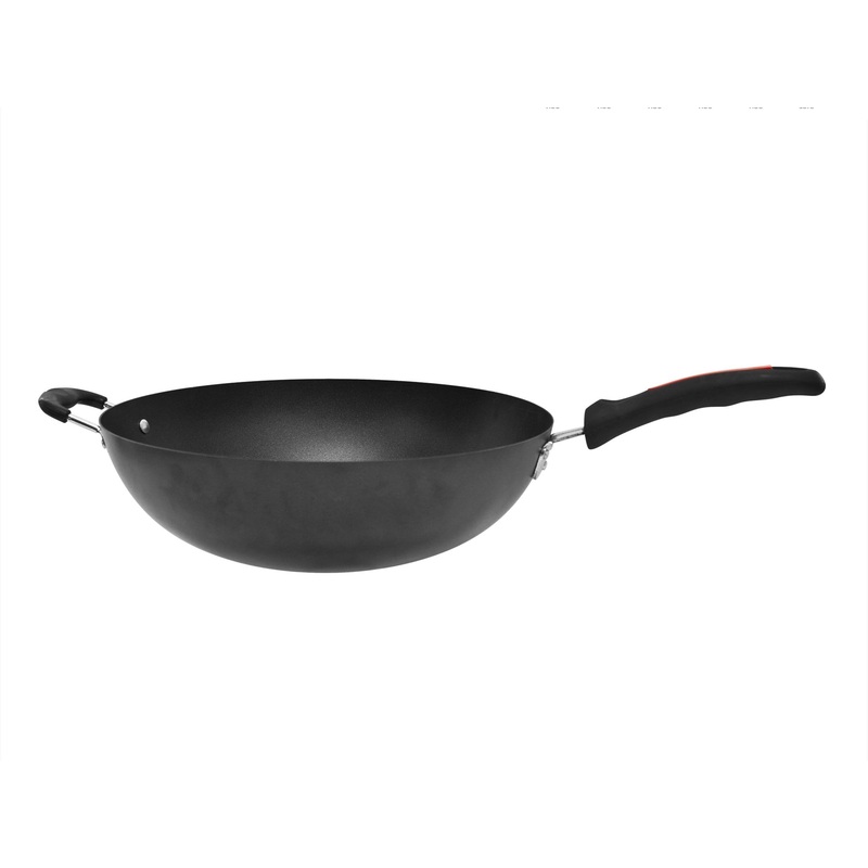 Carbon Steel Non Stick Wok Pan 34 cm 5947 (Parcel Rate)