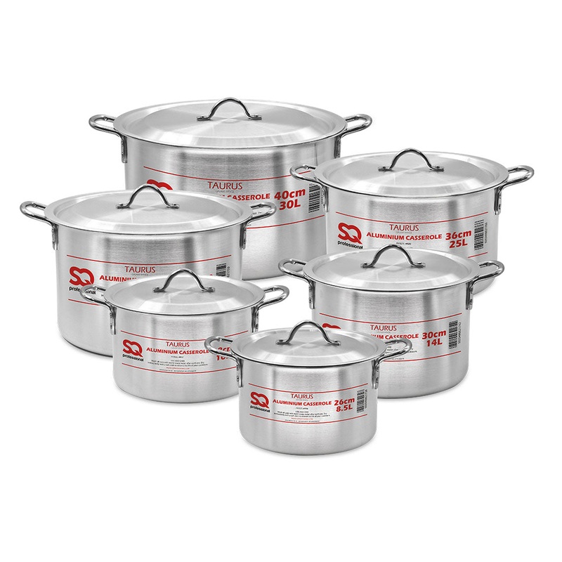 SQ Professional Galaxis Taurus Casserole Set of 6 28 – 41 cm 4883 (Big Parcel Rate)