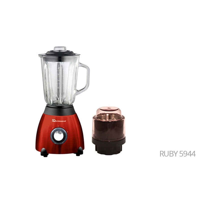 SQ Professional Luminate Blender and Grinder 500W Ruby 5944 / 2463 (Parcel Rate)