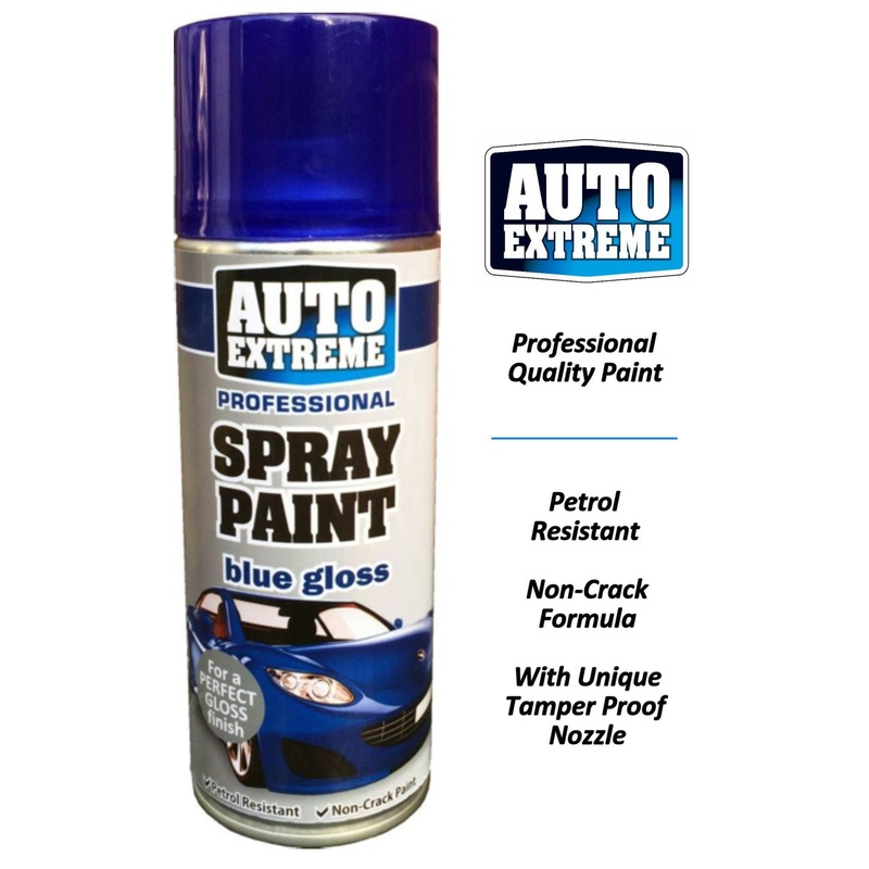 Auto Extreme Spray Paint Blue Gloss 400ml  1927 (Parcel Rate)