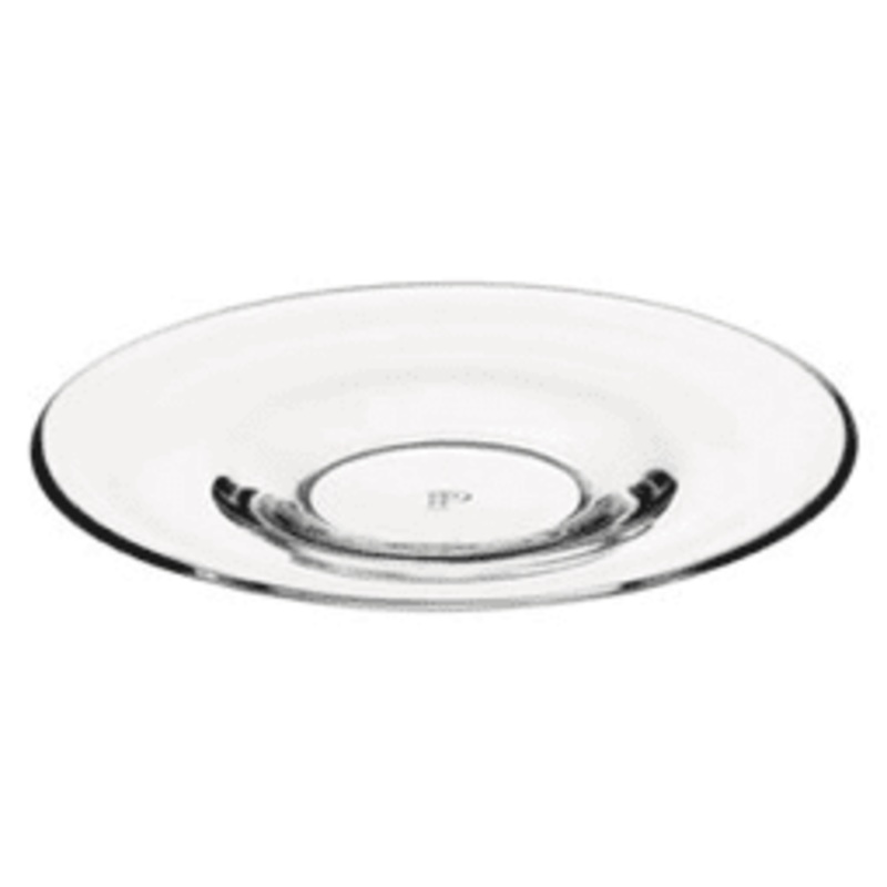 Pasabahce Glass Tea Cup Saucer Set of 6 54281 (Parcel Rate)