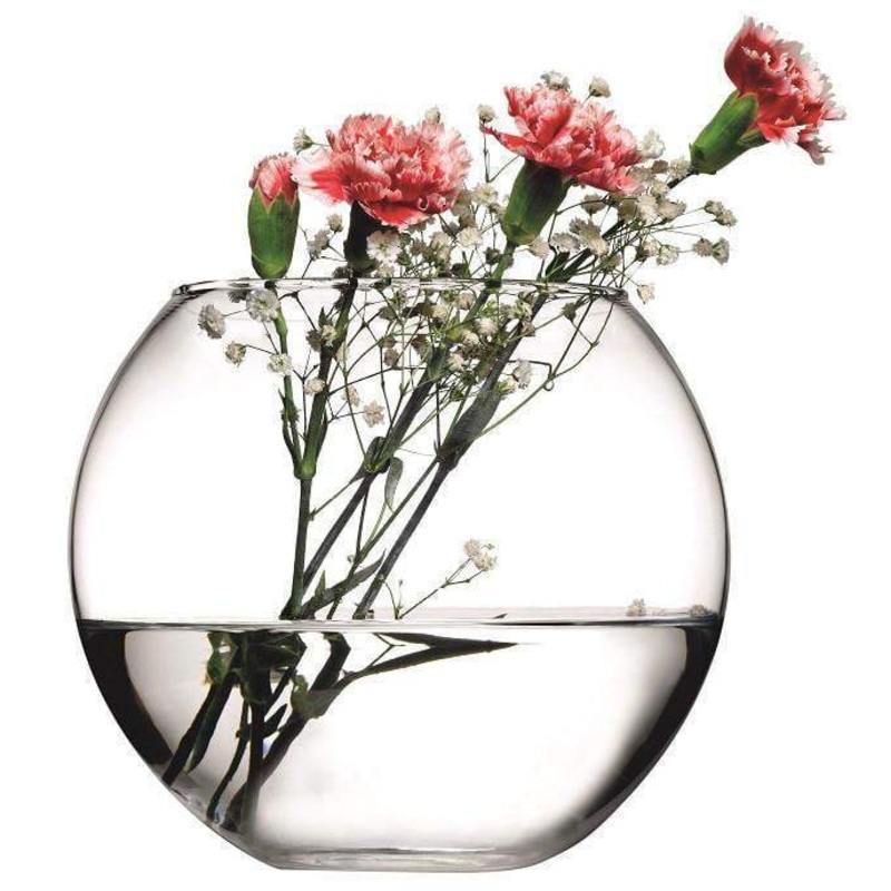 PB Botanica Floral Vase Round Clear Glass 16 x 12.5 cm 45068 A  (Parcel Rate)