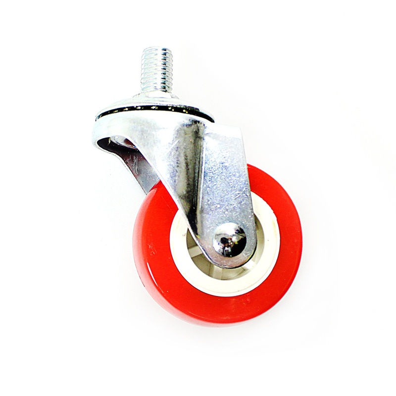 Red Trolley Wheel DIY 2″ 2828 (Parcel Rate)