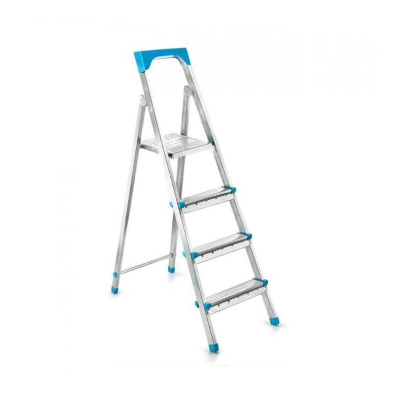 3+1 Multipurpose Metal Indoor Outdoor Step Ladder 11003 (Big Parcel Rate)