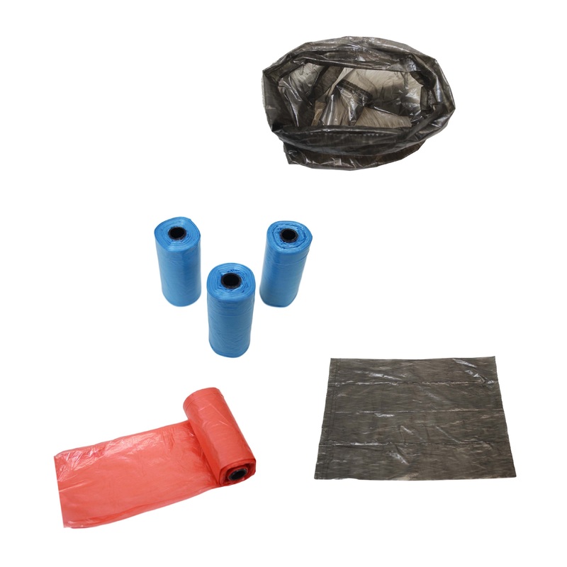 Plastic Dog Poop Bags 28 x 22 cm Pack of 80 Assorted Colours 0043 (Parcel Rate)