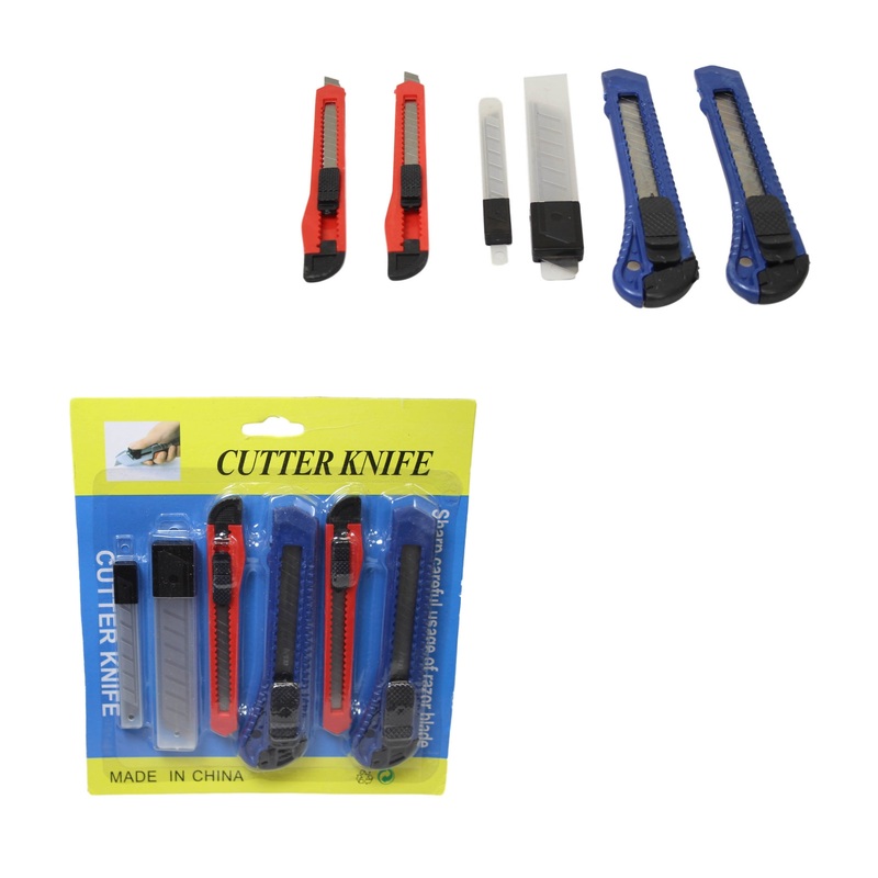 Stanley Knife Cutter Set of 6 Assorted Sizes 3159 (Parcel Rate)