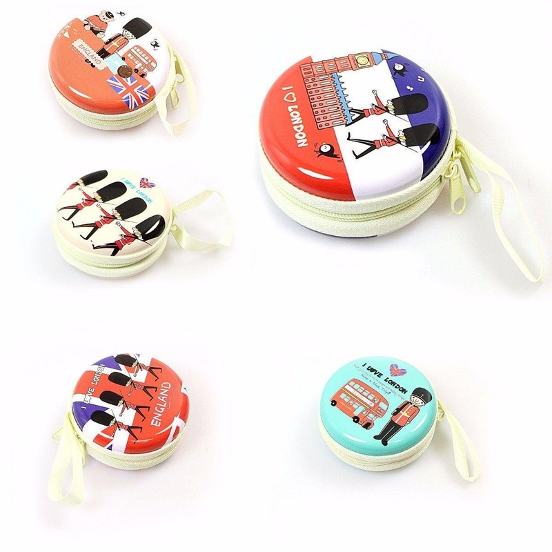 ‘I Love London’ England Designs Earphone / Coin Pouch Assorted Designs 4497 (Large Letter Rate)