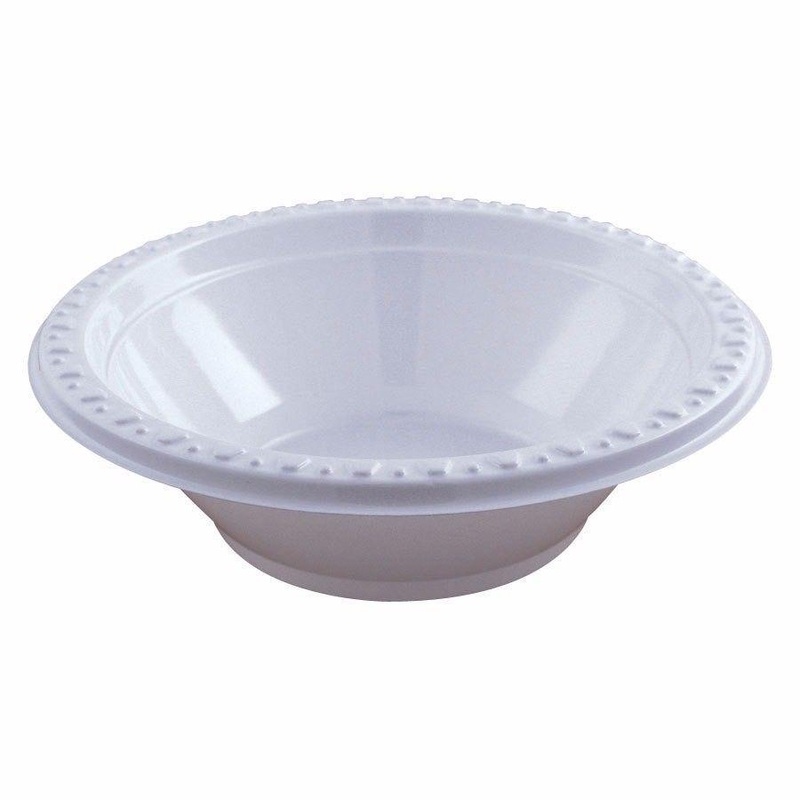 Disposable Catering & Party Plastic Bowls, 6” Pack of 20   9584 (Parcel Rate)