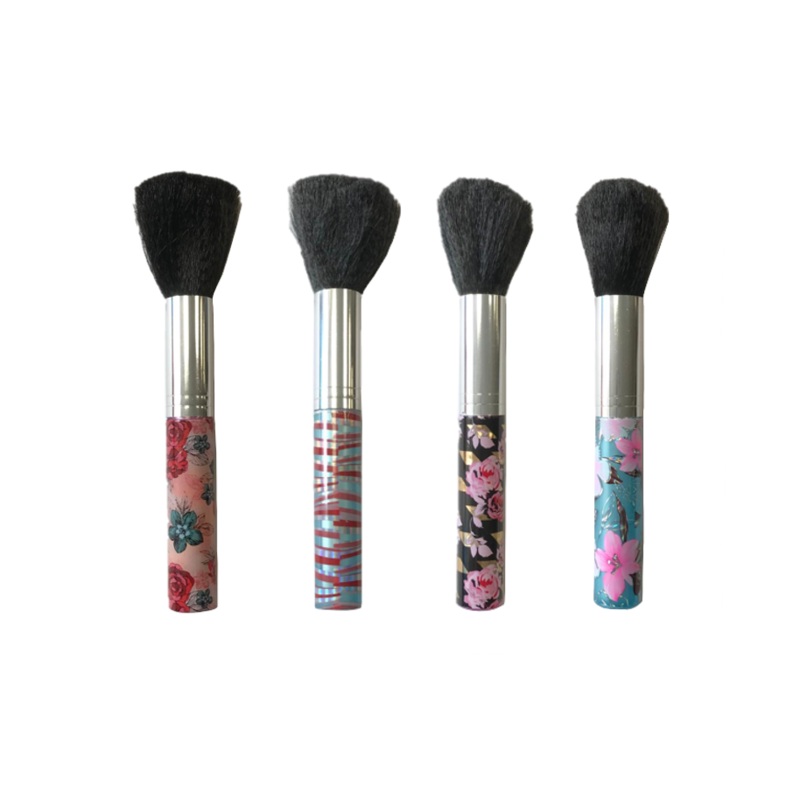 Make Up Powder Brush with Printed Floral Handle 15.5 cm Assorted Designs 2238 (Parcel Rate)
