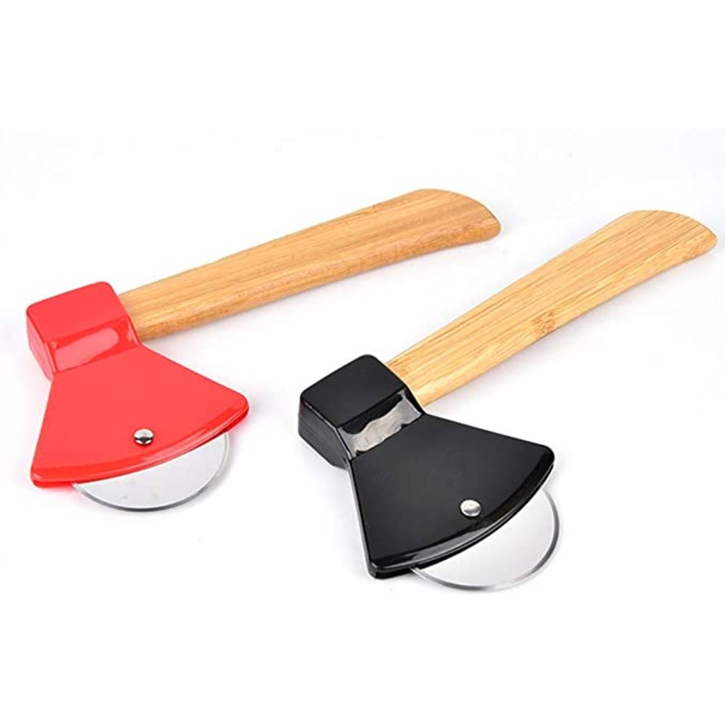 Axe Shaped Pizza Cutter Wheel 20.5 x 10 cm Assorted Colours 6975 / 82941 A (Parcel Rate)