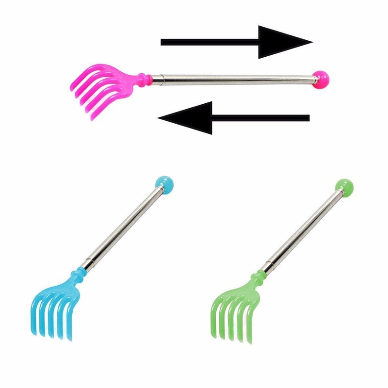 Extendable Back Scratcher 25 – 38 cm Assorted Colours 4834 (Parcel Rate)