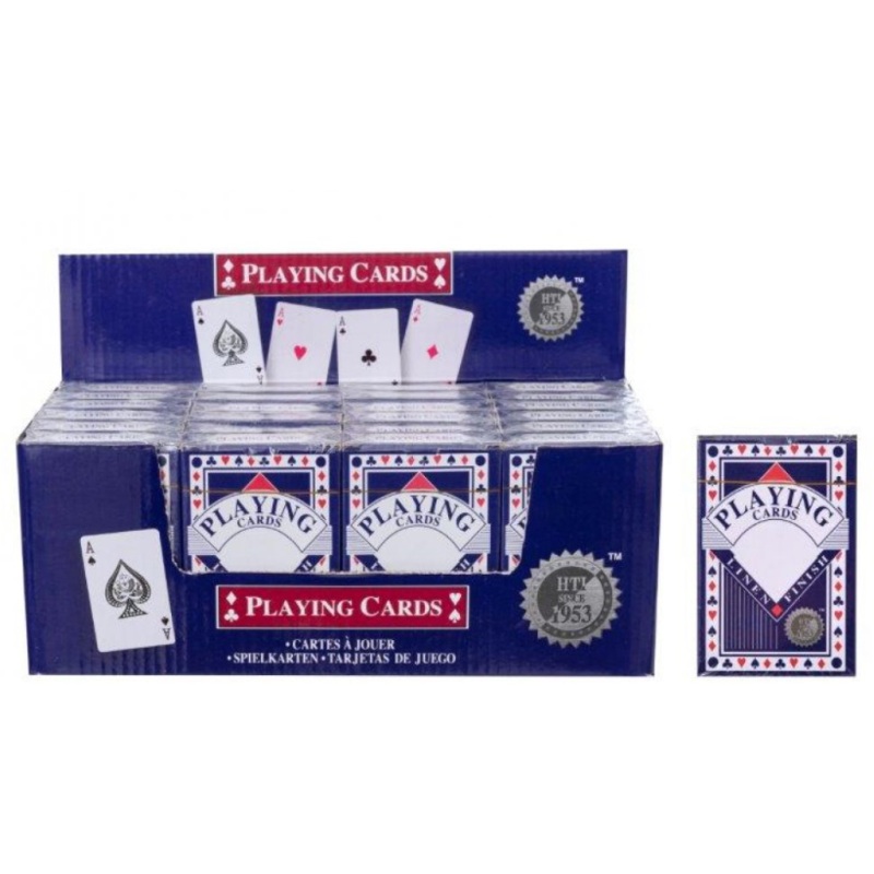 Plastic Coated Playing Cards H1.8 x D8.9 x W5.9 cm 0024323 (Parcel Rate)