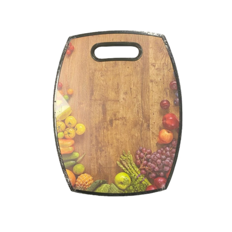 Plastic Kitchen Chopping Board with Printed Design 30 x 38 x 1.1 cm Assorted Designs 6677 (Parcel Rate)