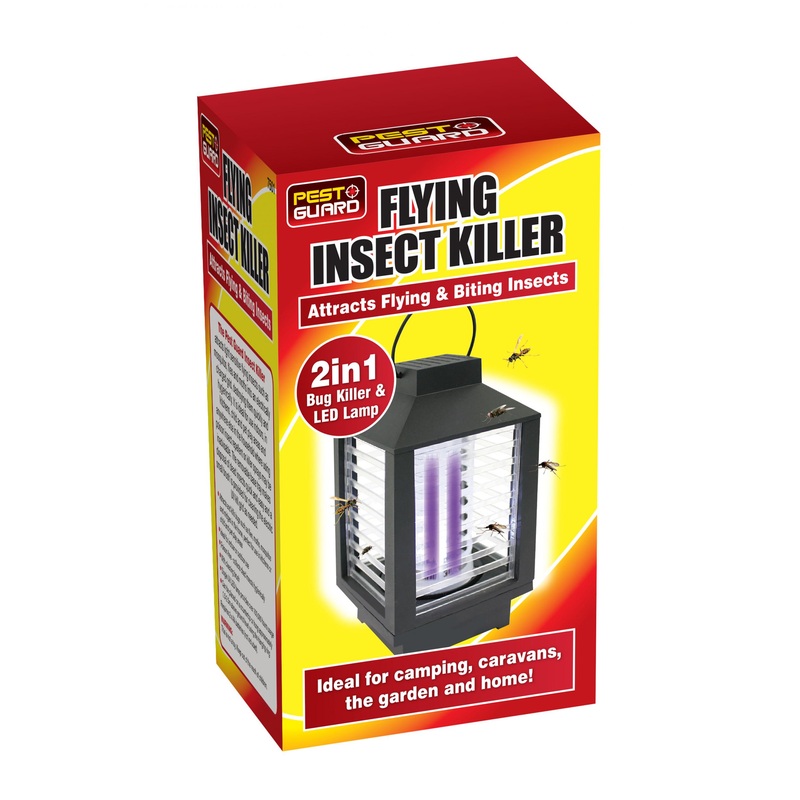 Solar Power Flying Insect Killer Led Lamp 7501 (Parcel Rate)