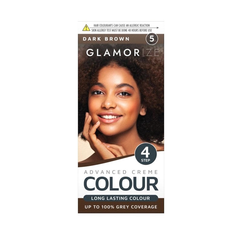 Women’s Dark Brown Hair Dye No.5 Advanced Creme Colour 309639 A (Parcel Rate)