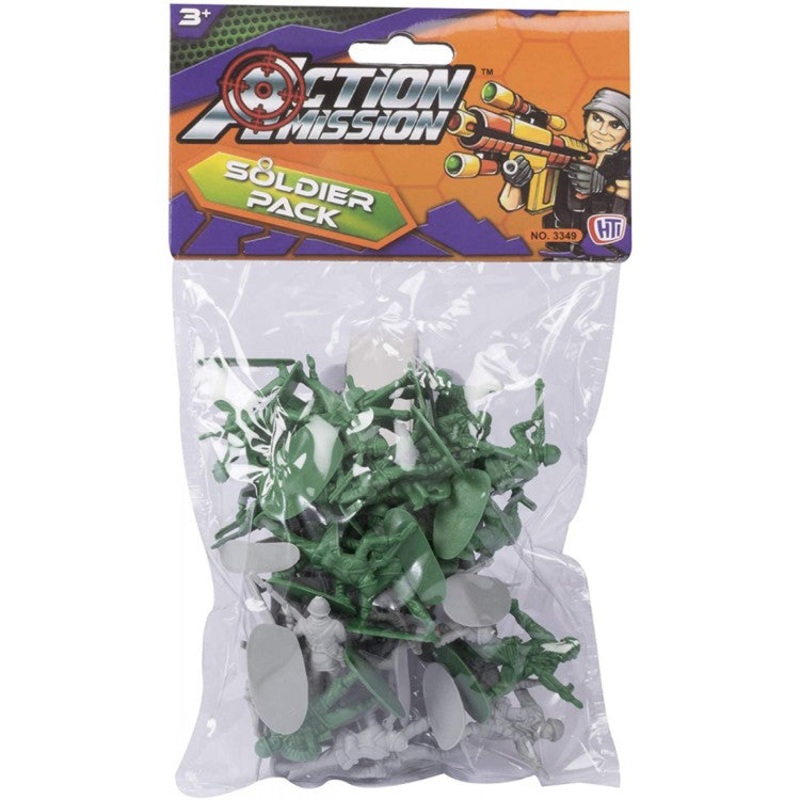 Children’s Pack Of Toy Soldiers Mixed Colours 0003349 (Parcel Rate)
