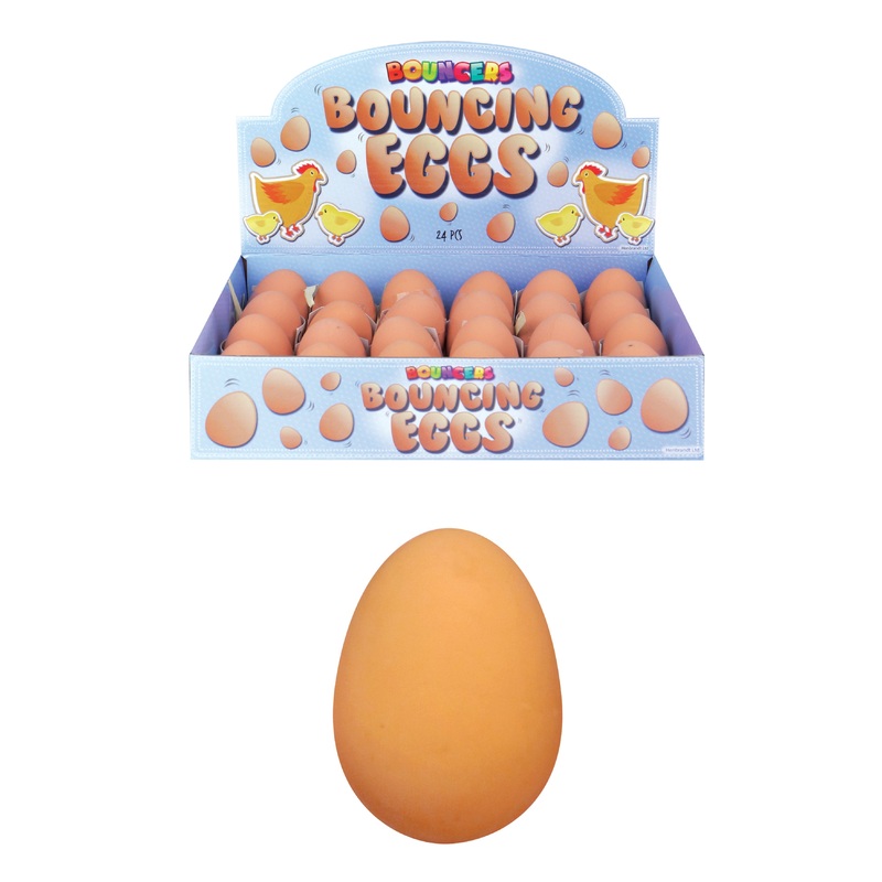 Childrens Bouncy Rubber Jet Egg Ball Bouncy Indoor Outdoor Egg Ball 5.4cm T05319 (Parcel Rate)
