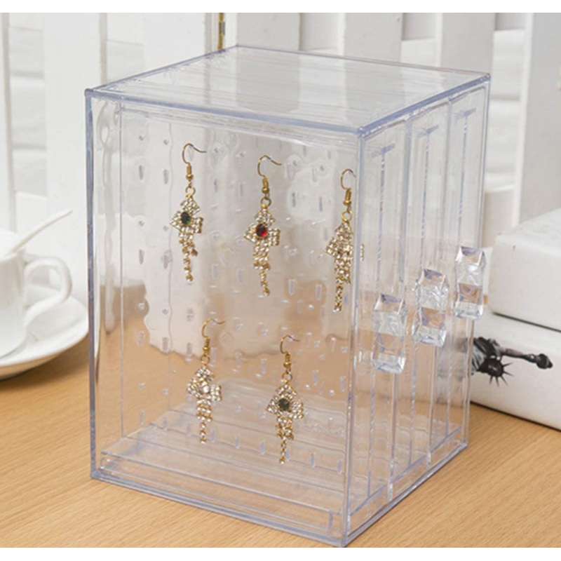 Clear Acrylic Jewellery Box Organiser Display AK731 (Parcel Rate)