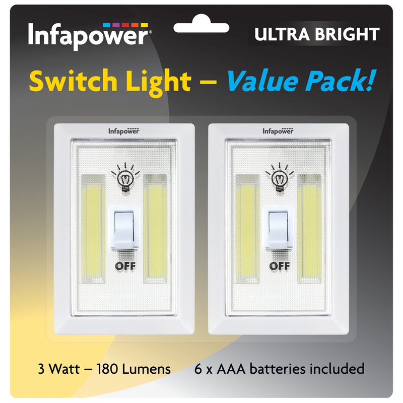 COB Switch Light Value Pack Of 2 F043 (Parcel Rate)