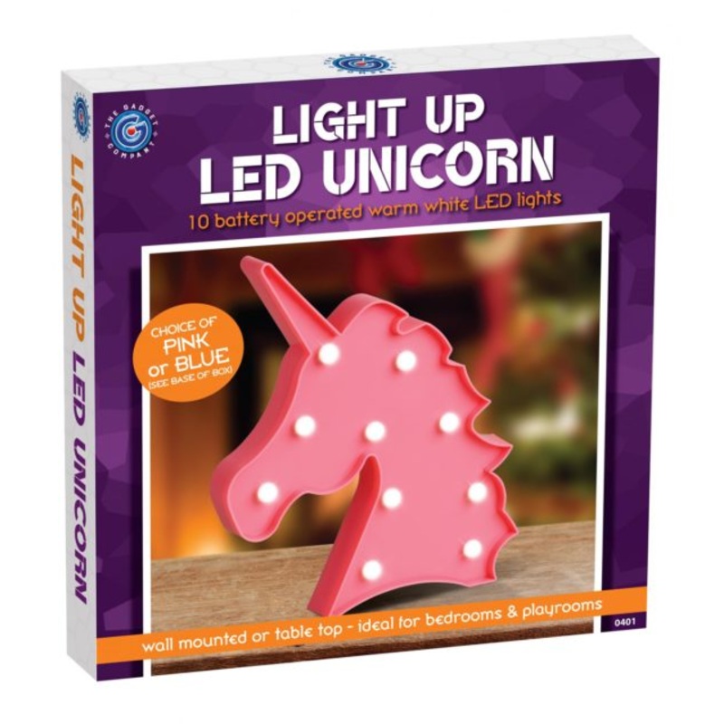 Light Up LED Unicorn Battery Operated Assorted Colours 0401A (Parcel Rate)