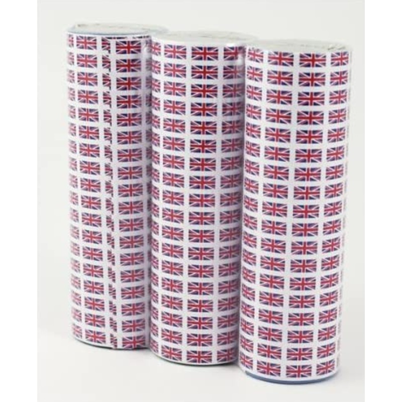 Paper Streamers Great Britain Union Jack Flag 7mm x 4m 994910 (Parcel Rate)