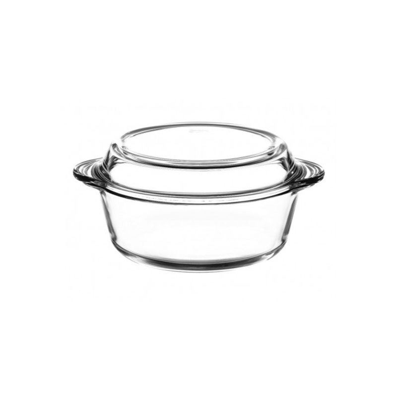 PB Borcam Glass Casserole with Lid 0.84LT 59033 (Parcel Plus Rate)