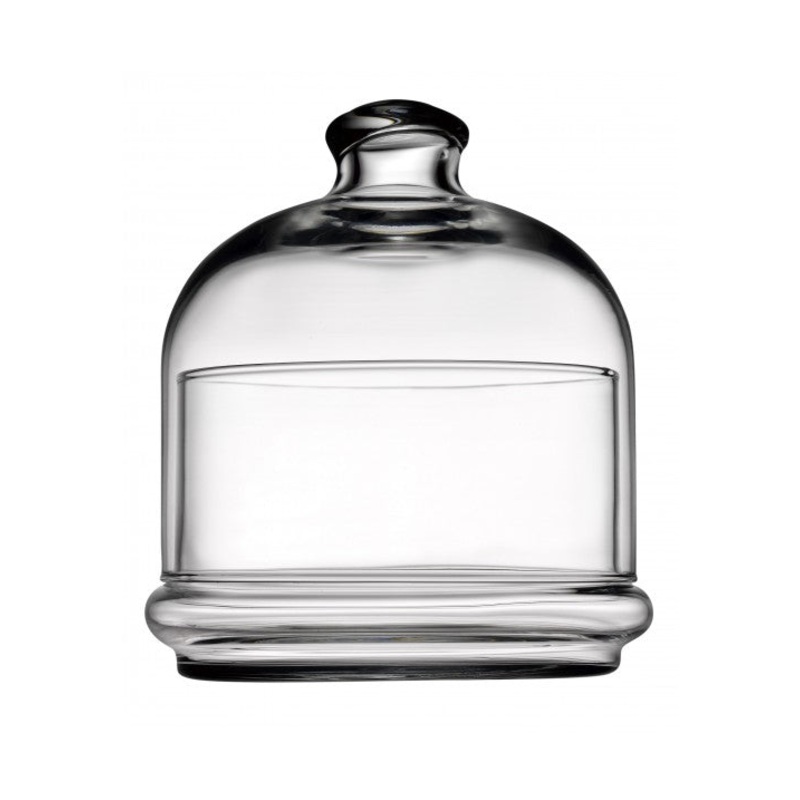 PB Glass Villa Patisserie Serving Bowl Butter Dish with Dome Large 118mm / 505ml 96814 (Parcel Plus Rate)
