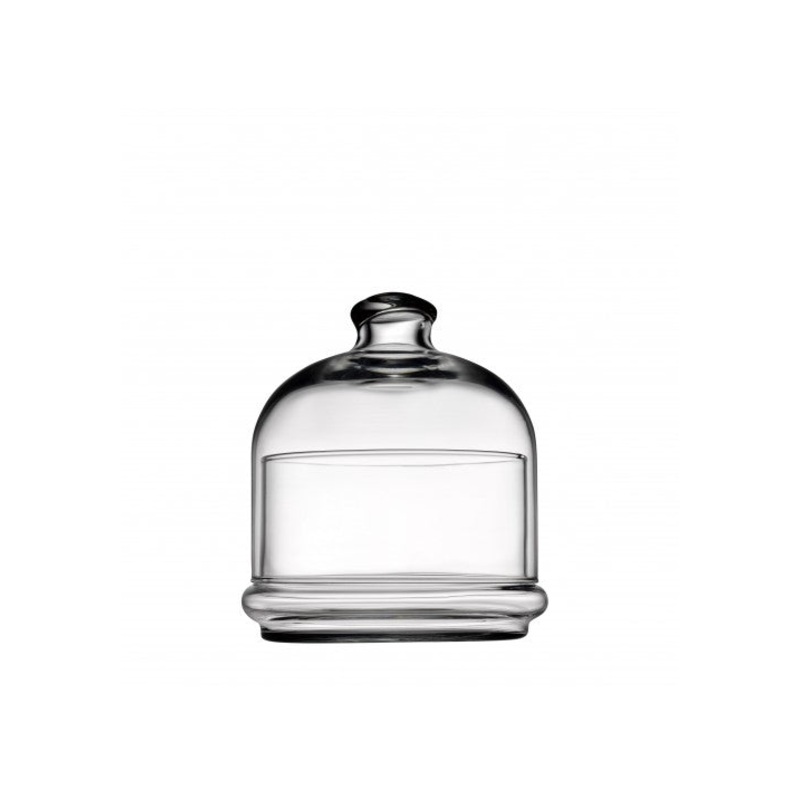 PB Glass Villa Patisserie Serving Bowl Butter Dish with Dome Medium 90mm / 230ml 96966 (Parcel Plus Rate)