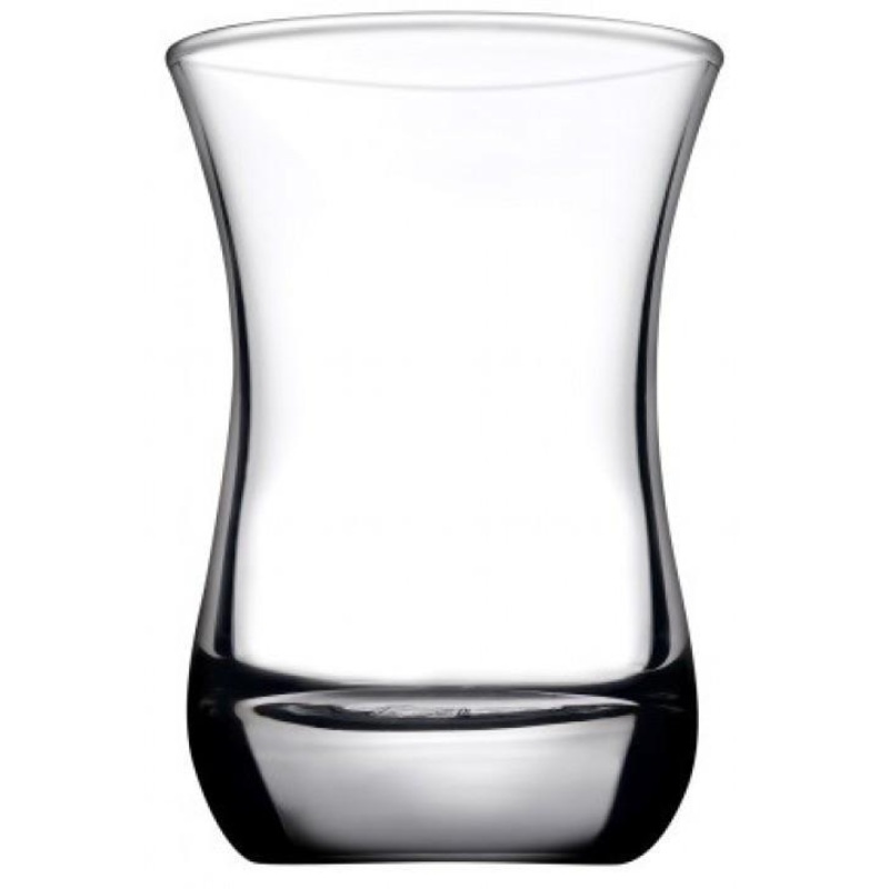 PB Saray Glass Tea Drinking Cups 100ml Pack of 6 62561 (Parcel Plus Rate)