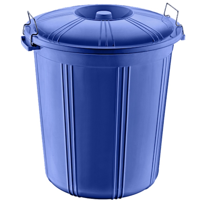 Round Bin with Lid 50 Litre Assorted Colours AK234 / RB50 (Big Parcel Rate)