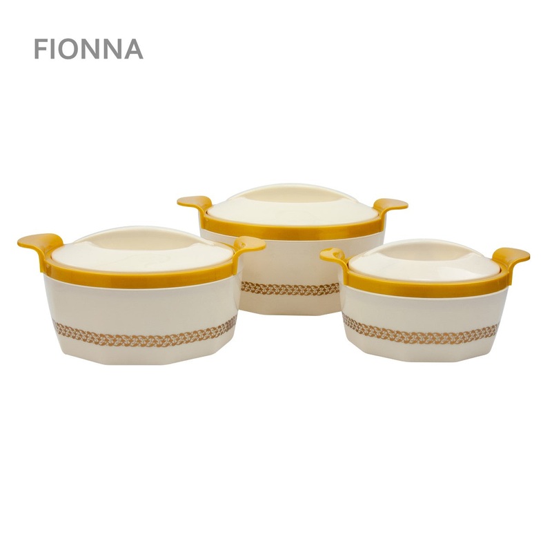 SQ Professional Fionna Hot Pot Set 3pc 1.0 – 1.5 – 2.5L Beige 9351 (Big Parcel Rate)