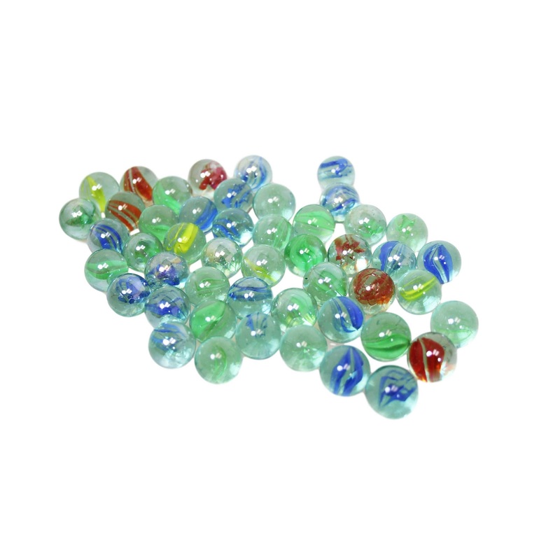 Bag of Aquarium Fish Tank Stones Glass Marbles 15mm Assorted Colours 5894 / 7930 (Parcel Rate)