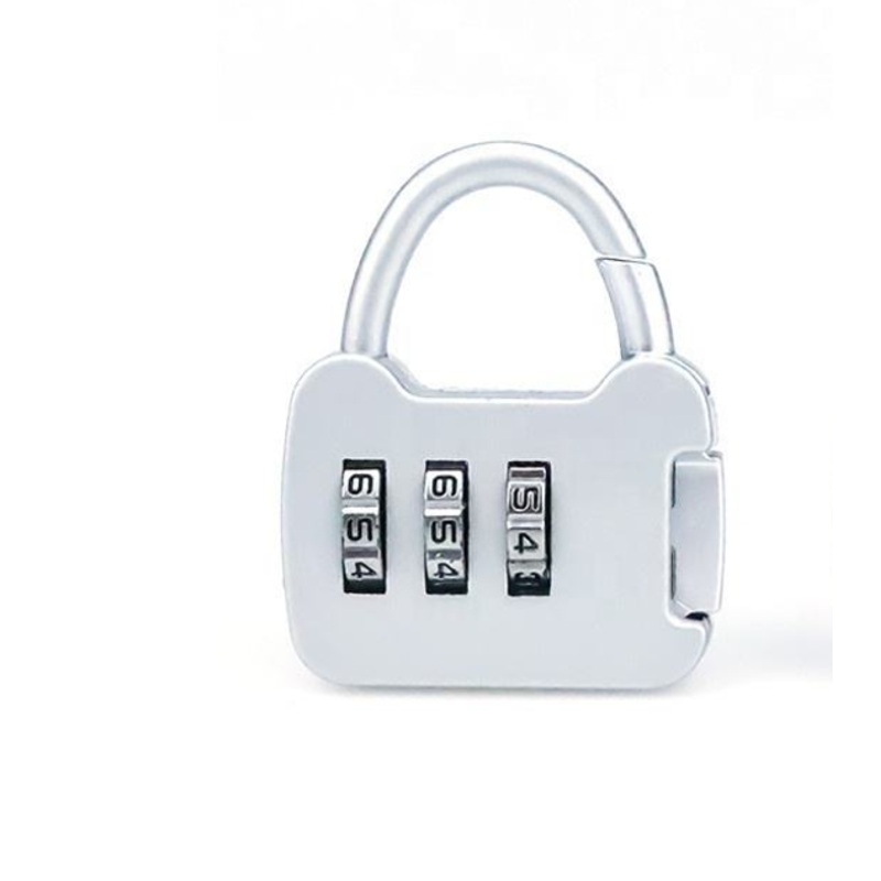 Plastic Number Combination Padlock 4 x 2.5 cm 7161 Parcel Rate)