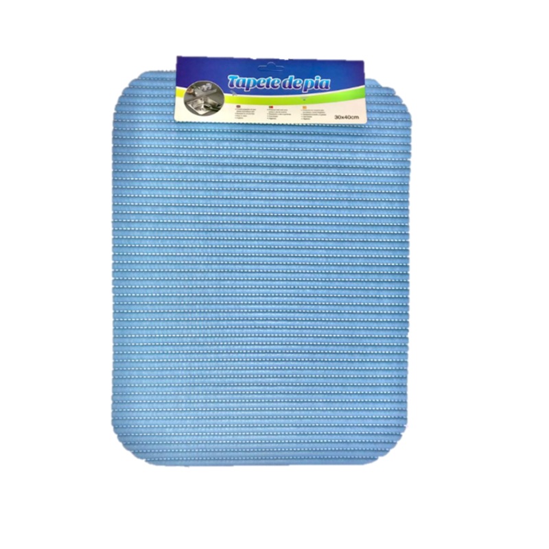 Rectangular Soft Ant-Slip Sink Mat 30 x 40 cm Assorted Colours 6994 (Parcel Rate)
