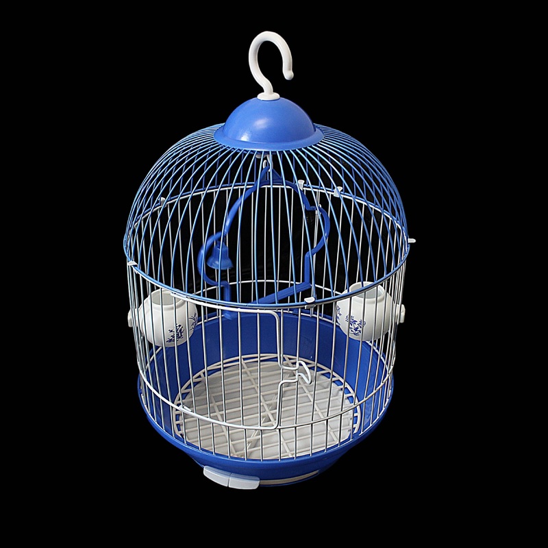 Round Bird Cage 35 x 22 cm Assorted Colours 1922 (Big Parcel Rate)