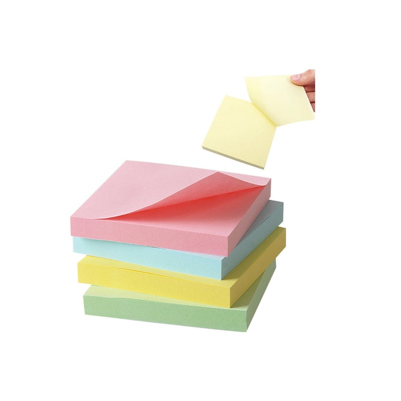 Sticky Notes Memo Block 400 Sheets 76 x 76 mm Assorted Colours 7134 (Parcel Rate)