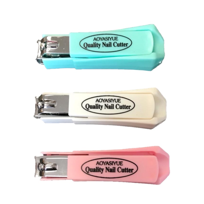 Toe Nail Clipper Cutter 9 cm Pack of 12 Assorted Colours 7142 (Parcel rate)