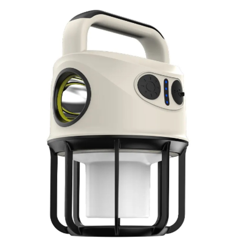 USB-C Rechargeable Camping Light Lantern 16 x 11 cm Dual Light Source Assorted Colours 7157 (Parcel Rate)