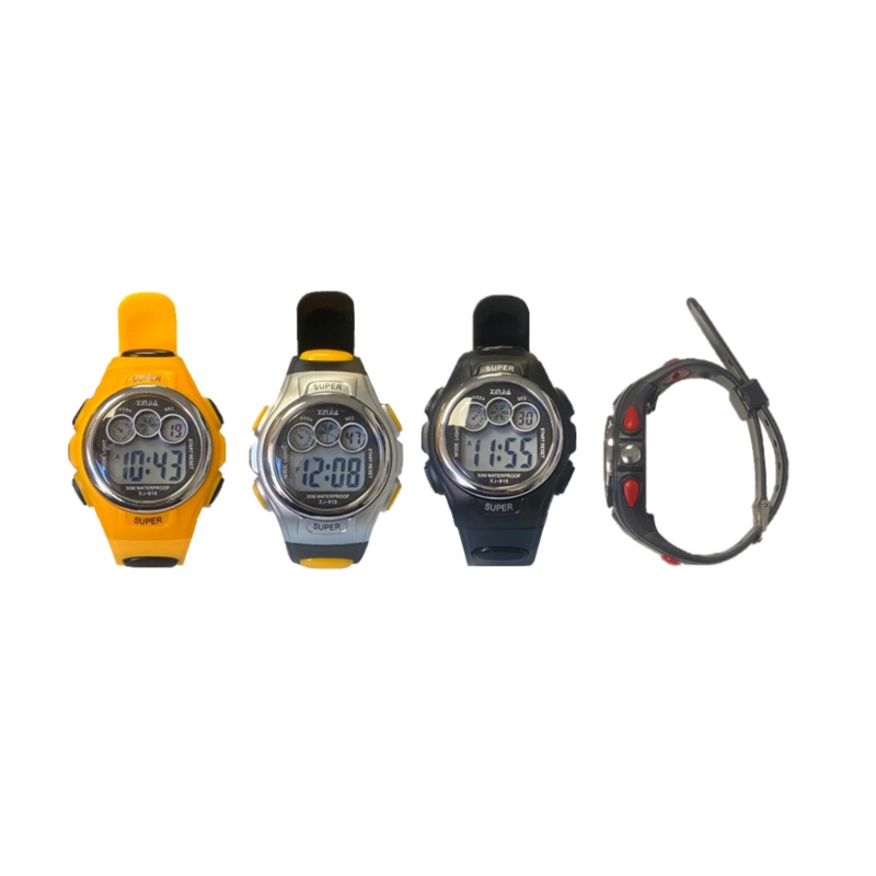 Xinjia Water Resistant Plastic Digital Watch XJ810 Assorted Colours 7913 (Parcel Rate)