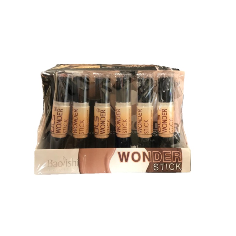 Baolishi 2 in 1 Highlight and Contour Wonder Stick Assorted Colours Box of 24 2676 (Parcel Rate)