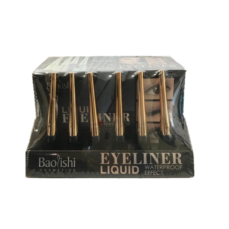 Baolishi Liquid Eyeliner Black 8ml Box of 24 B635-B (Parcel Rate)