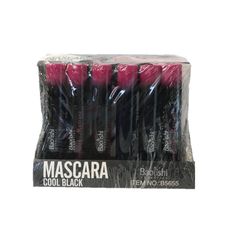Baolishi Waterproof Mascara Cool Black Box of 24 B5655 (Parcel Rate)