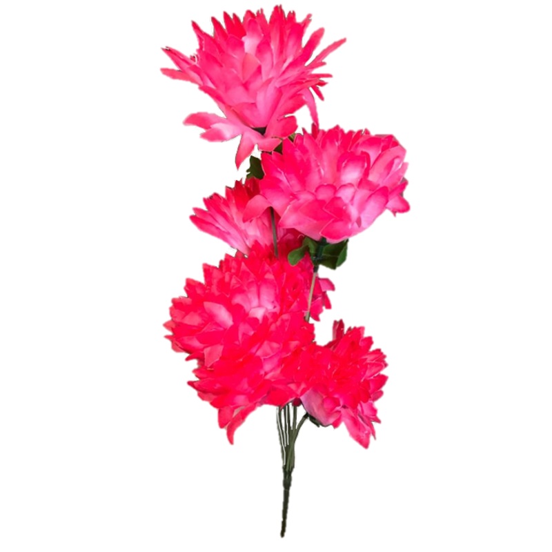 Plastic Artificial Flowers 50 cm Assorted Colours 7323 (Parcel Rate)