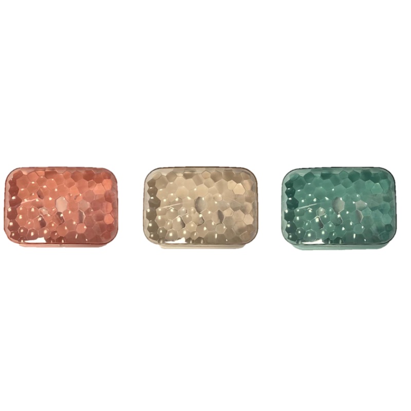 Plastic Bathroom Kitchen Soap Box Dish Holder 12 x 8 x 5 cm Assorted Colours 7226 (Parcel Rate)