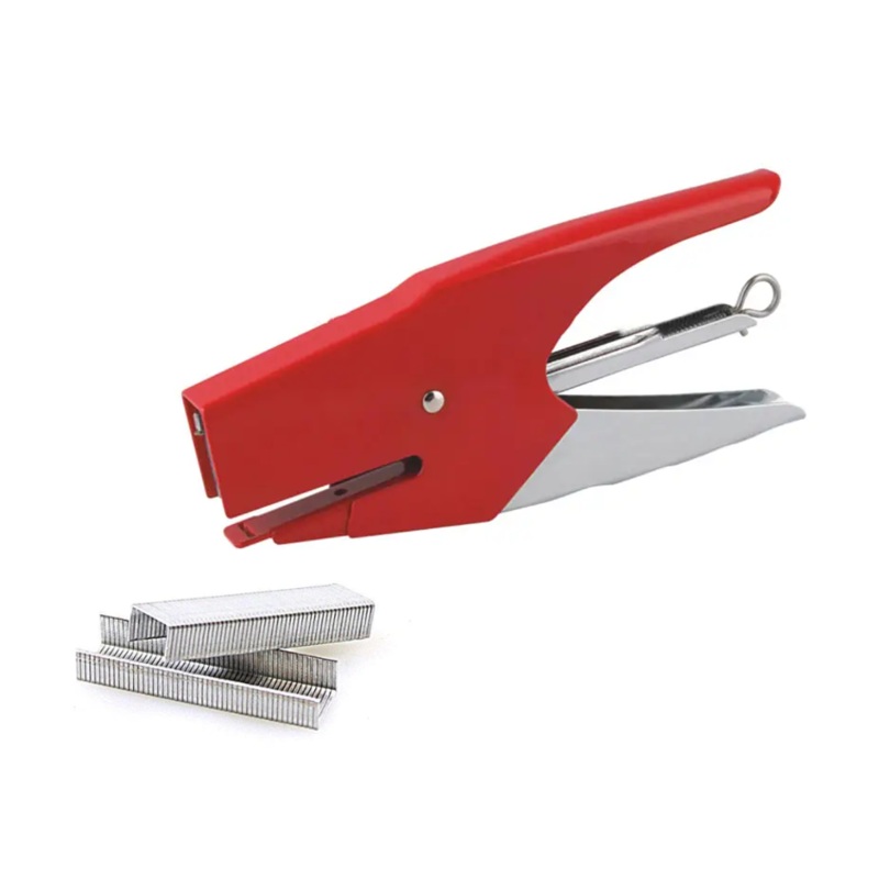 Stationery Metal Stapler with Staples No.4/6 16 cm Assorted Colours 6888 (Parcel Rate)