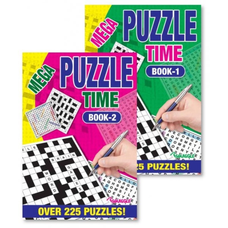 A5 Puzzle Time Book Assorted Designs P2594 A (Large Letter)