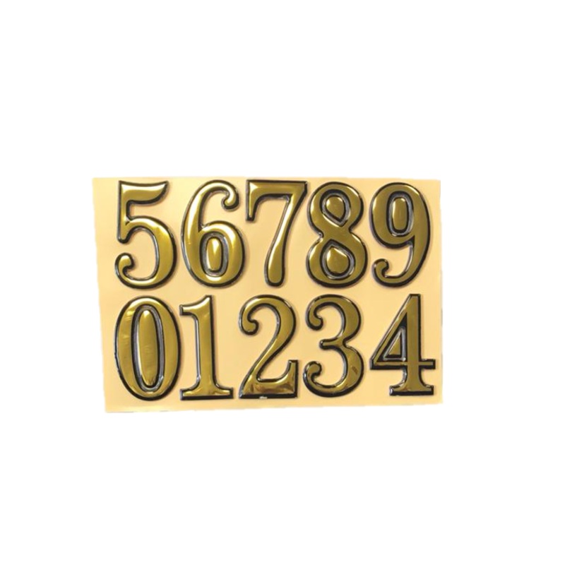 Adhesive Plastic House / Bin Numbers Set 0 – 9 7239 (Parcel Rate)