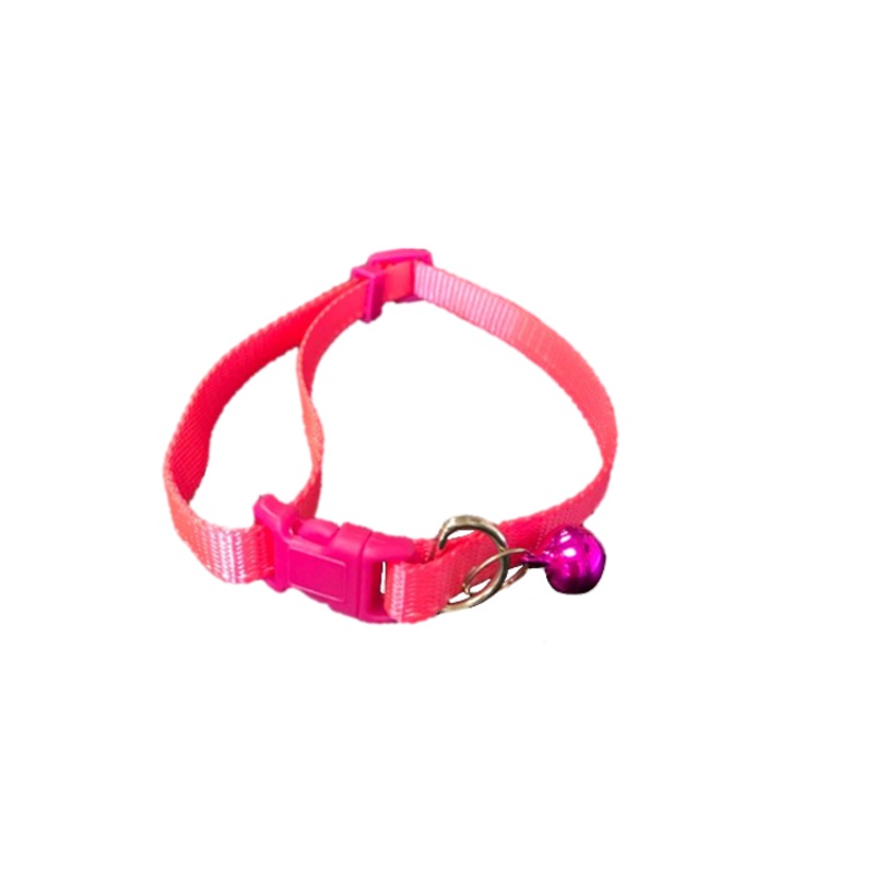Pet Cat Collar with Bell 10 cm Assorted Colours 6047 (Parcel Rate)