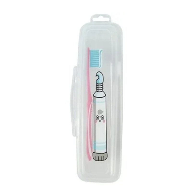 Portable Travel Clear Toothbrush Holder Case Box 22 x 6.5 x 4 cm 6874 (Parcel Rate)